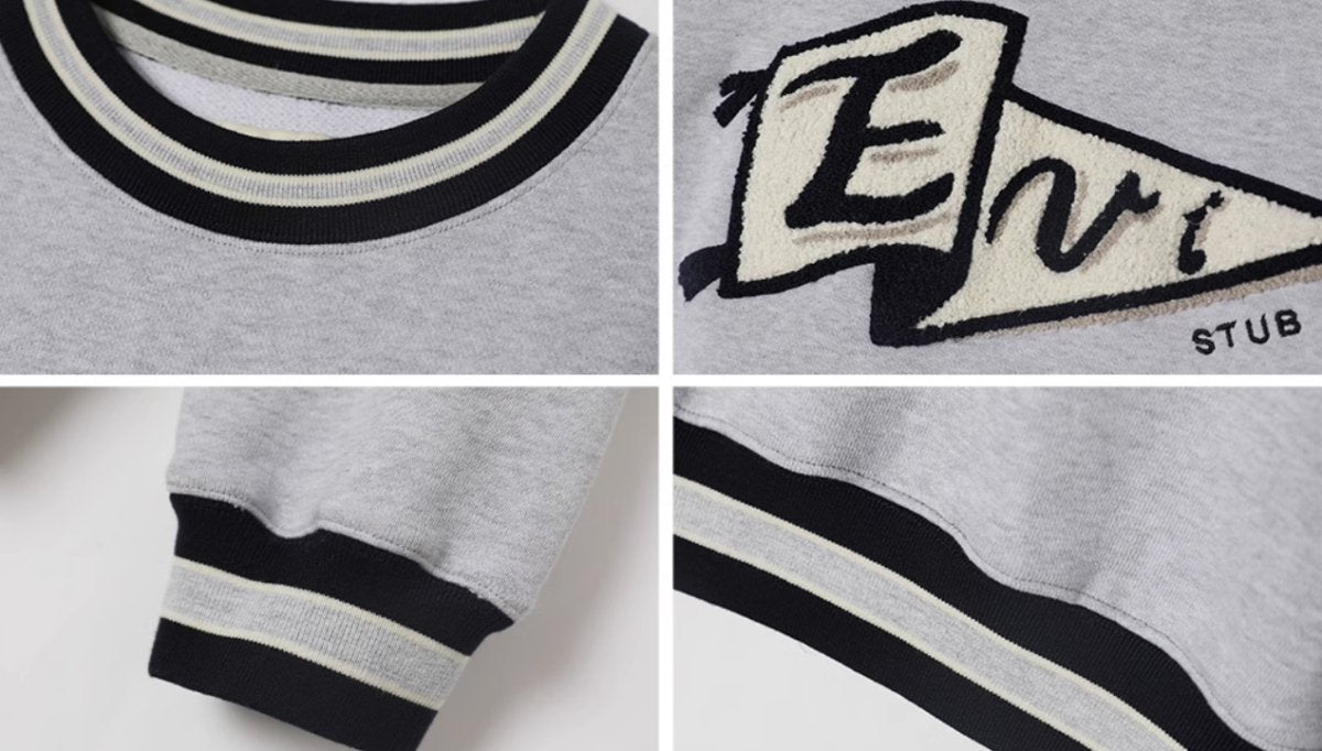 Flag towel sweatshirt N2501 - NNine