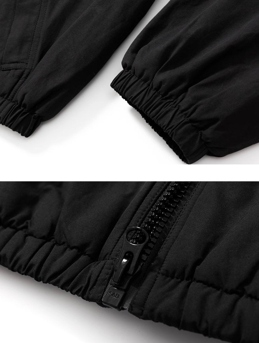 Fleece lining stand color jacket N57 - NNine