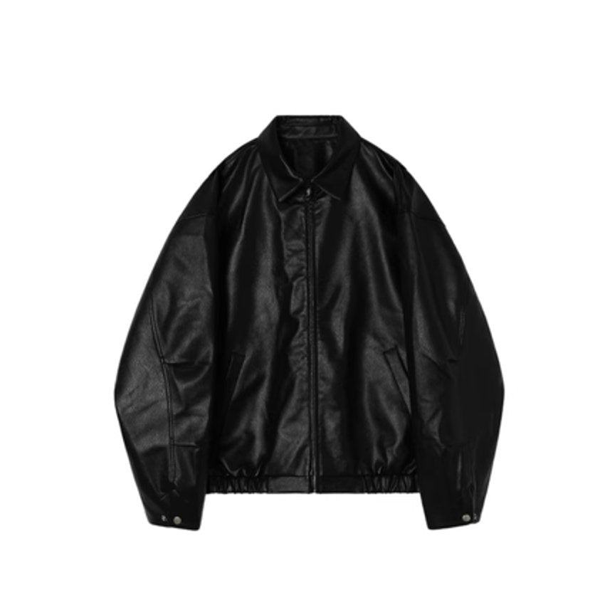 Coach black cheap leather jacket