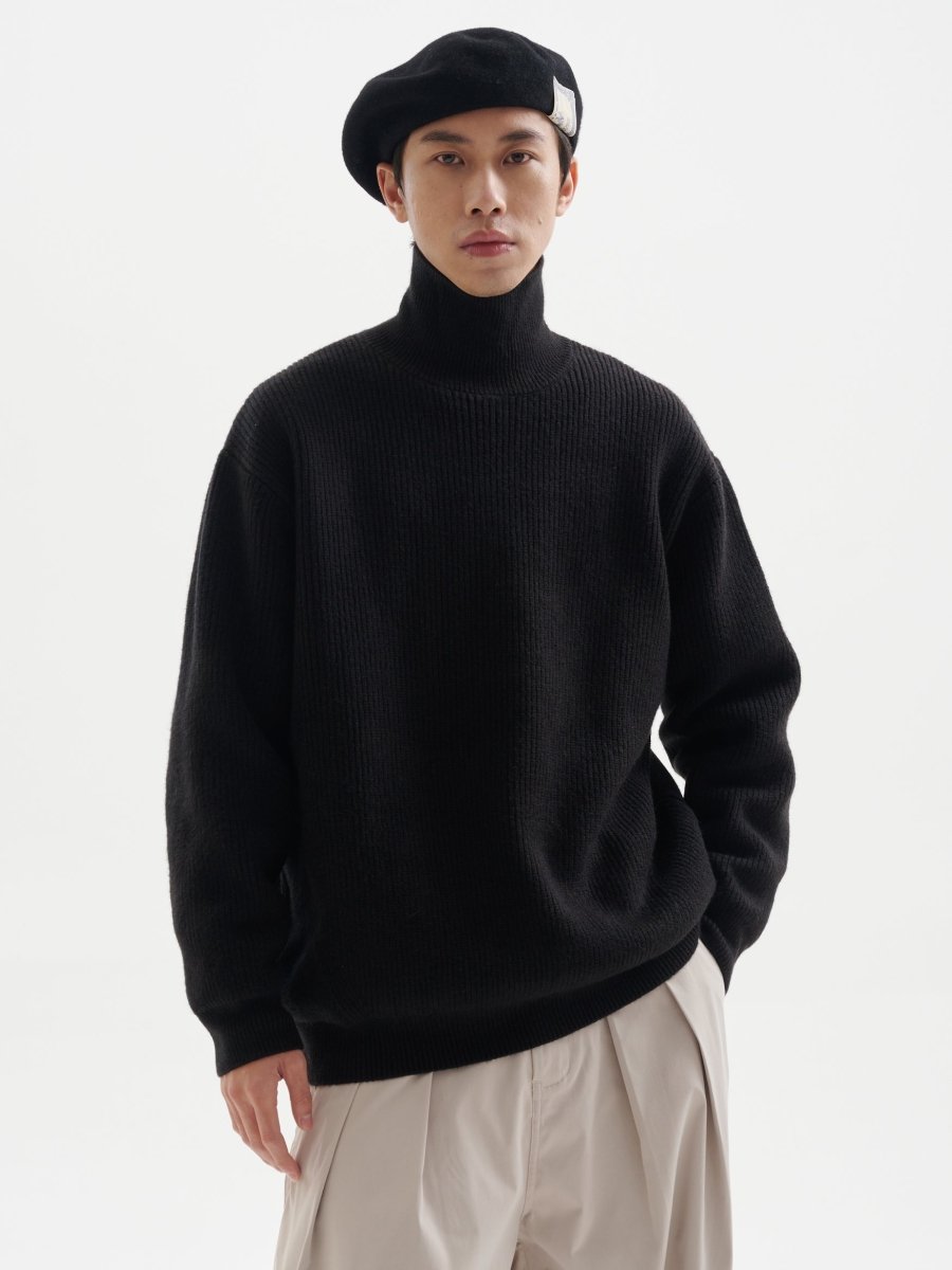 Heavyweight Turtle neck knit sweater N3031 - NNine