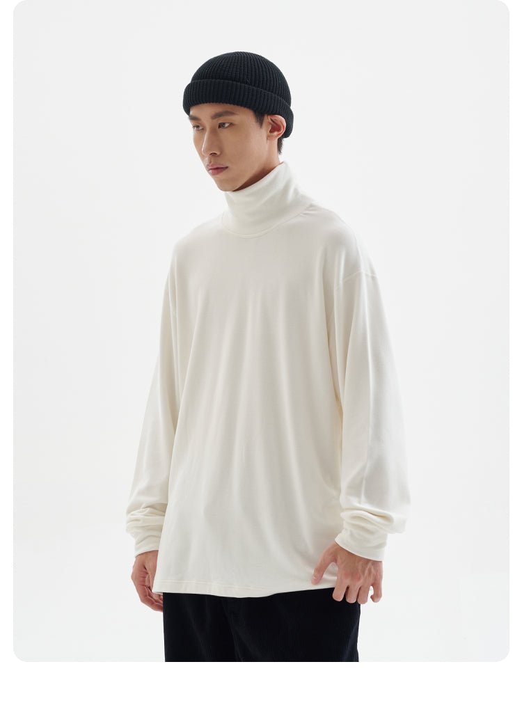 High neck long -sleeved T -shirt N2644 - NNine