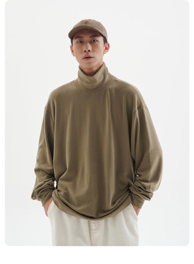 High neck long -sleeved T -shirt N2644 - NNine