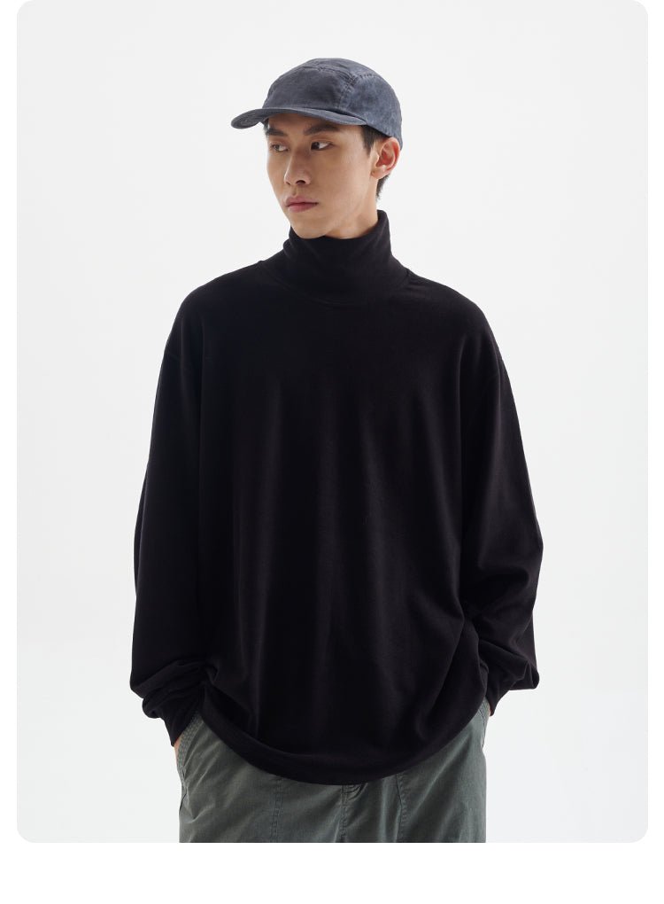 High neck long -sleeved T -shirt N2644 - NNine