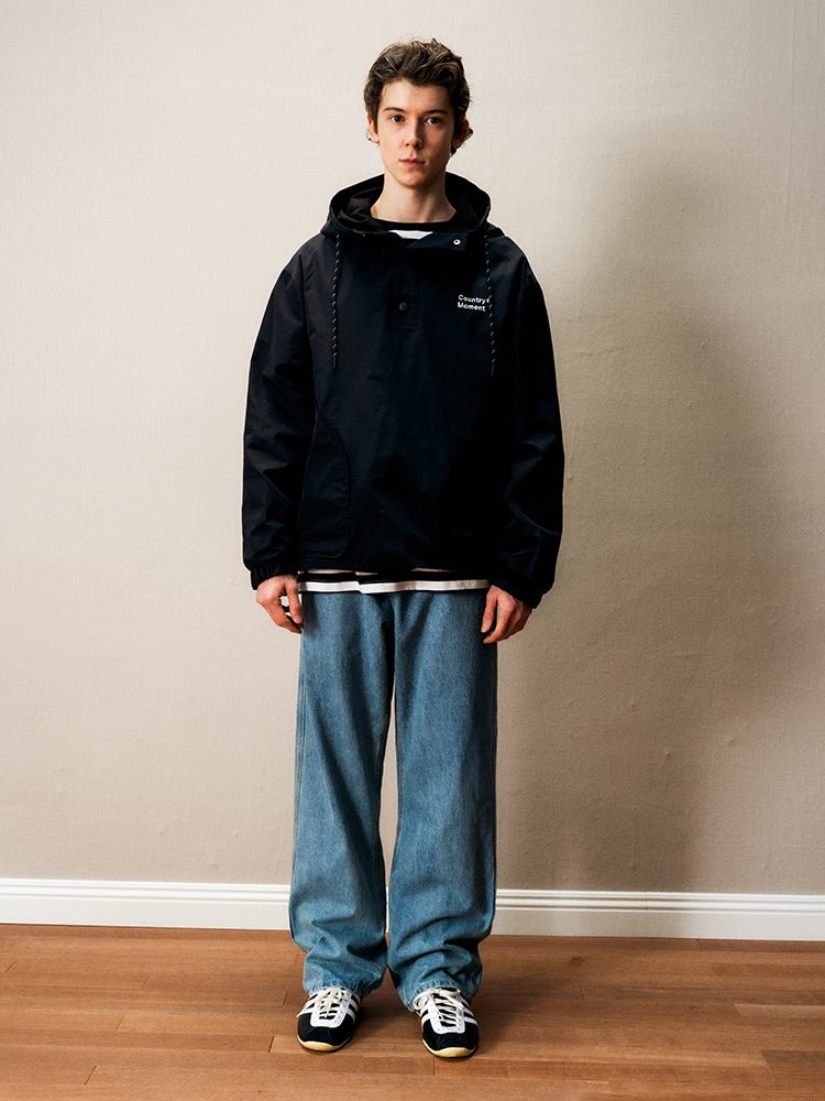 Hood drawstring nylon jacket N1853 - NNine