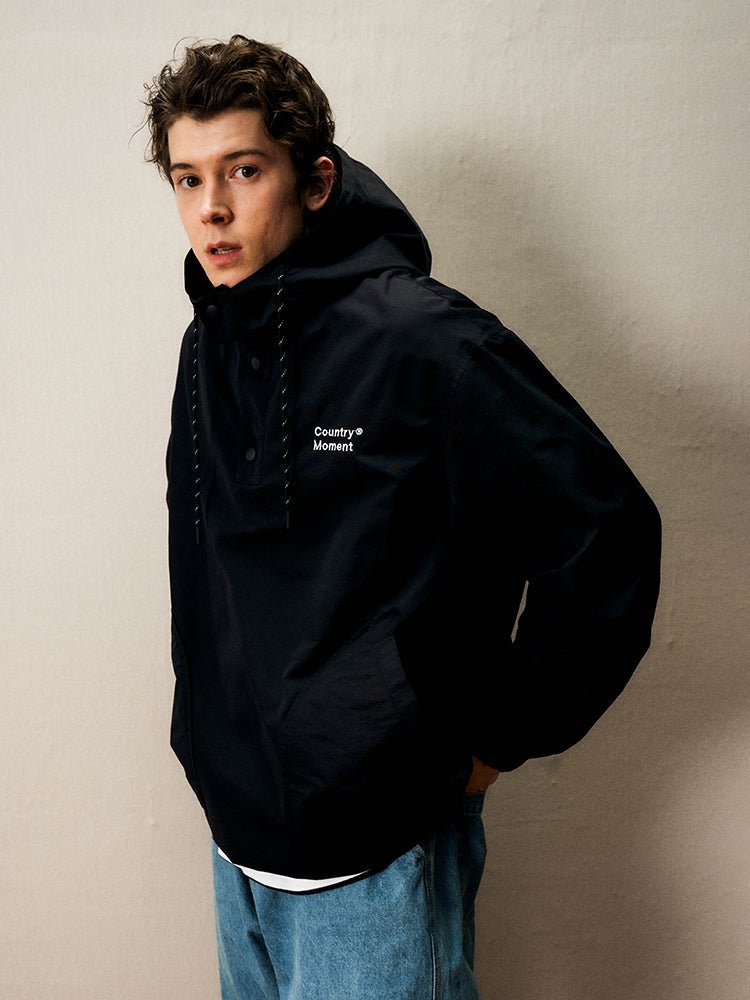 Hood drawstring nylon jacket N1853 - NNine