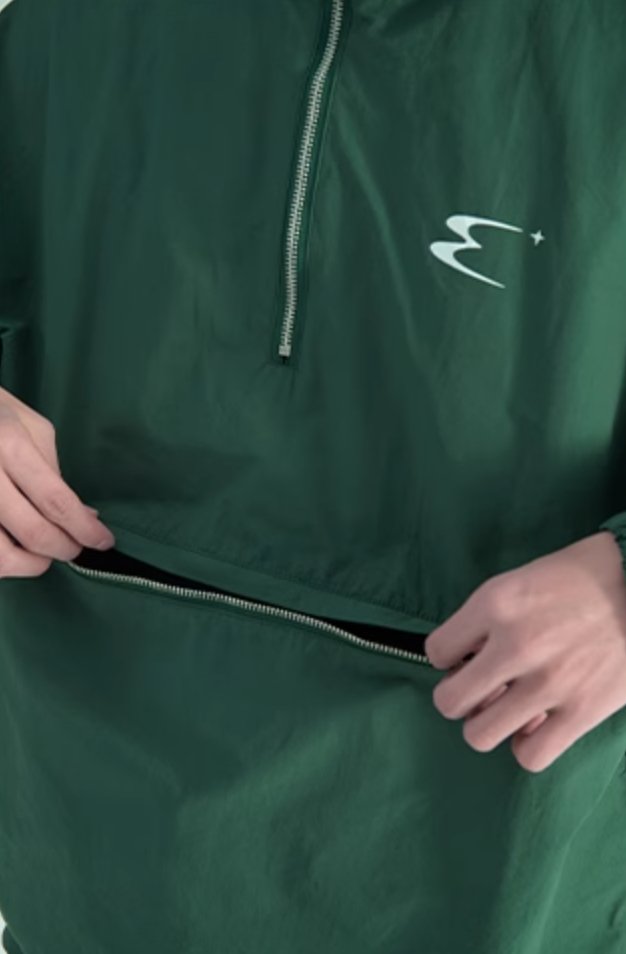 Kangaroo Pocket Half Zip Pullover N22 - NNine