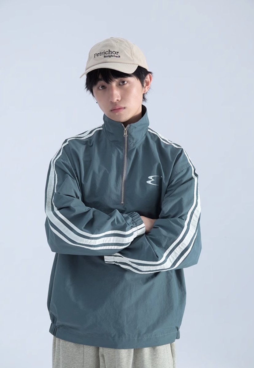 Kangaroo Pocket Half Zip Pullover N22 - NNine