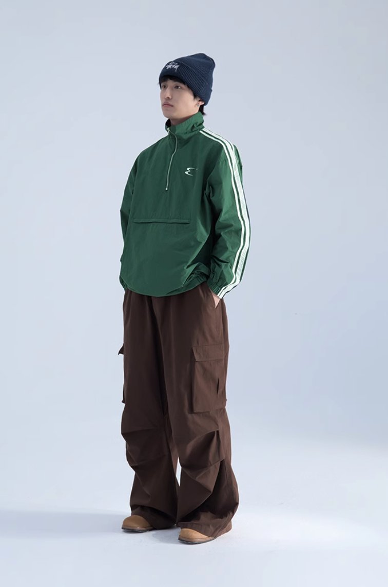 Kangaroo Pocket Half Zip Pullover N22 - NNine