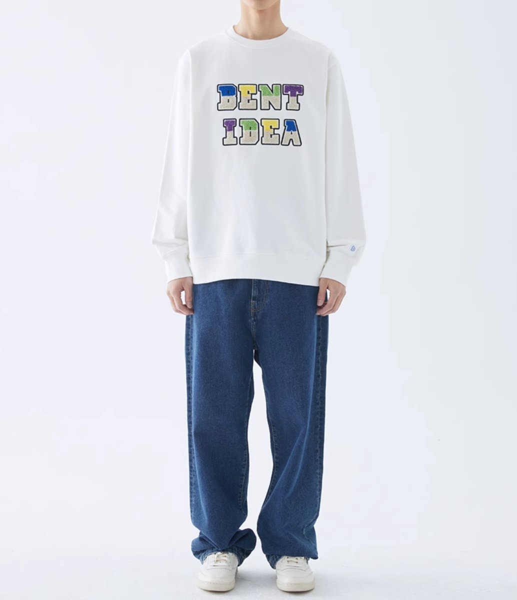 Logo embroidery sweatshirt N3038 - NNine