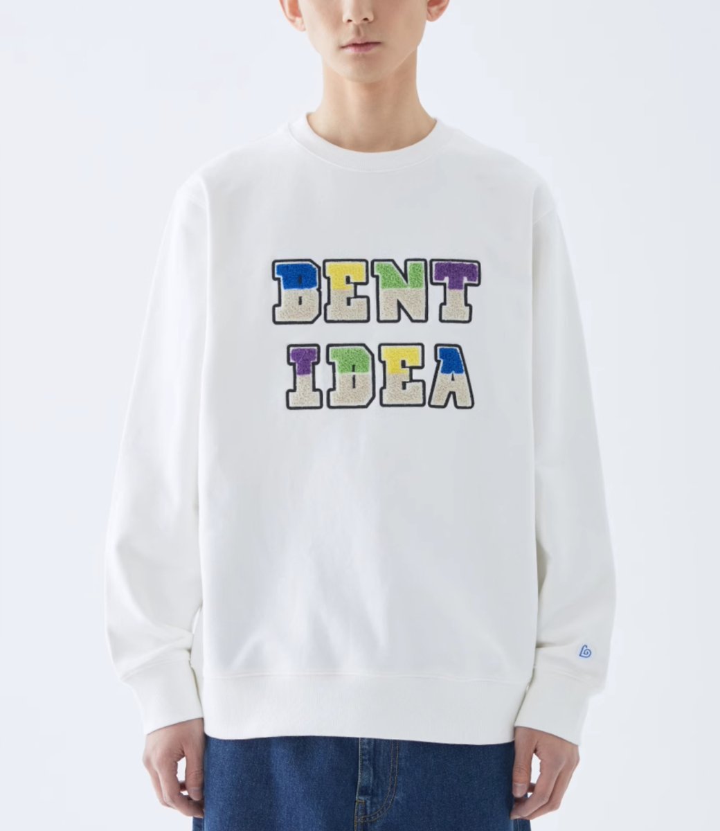 Logo embroidery sweatshirt N3038 - NNine