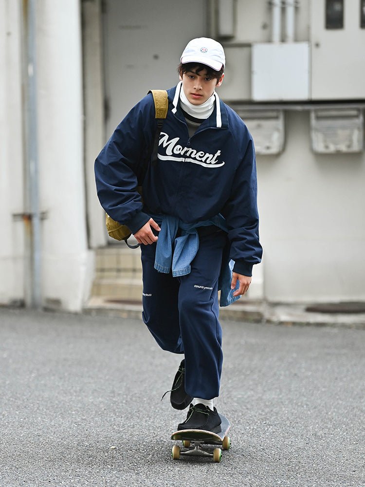 Logo ribbed sweat pants N844 - NNine