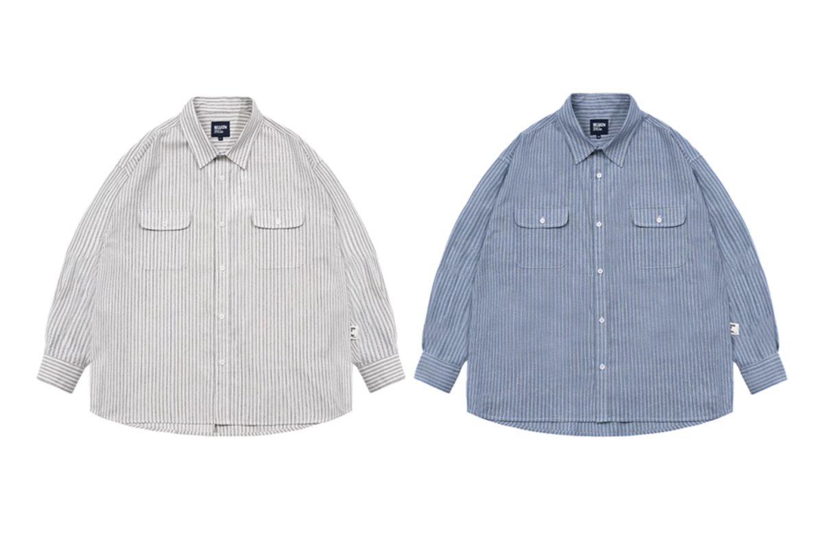 LOOSE FIT Striped shirt N3152 - NNine
