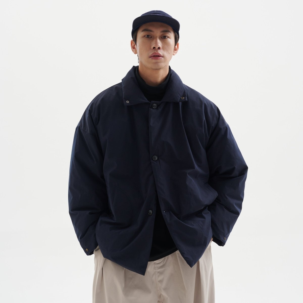 Outdoor simple jumper N1468 - ファッション通販NNine(ナイン)
