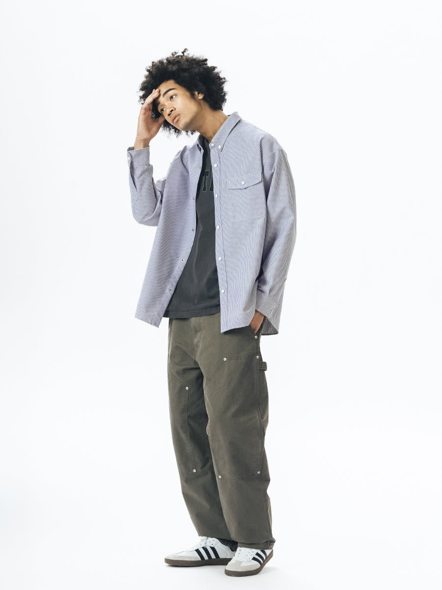 Oxford Striped shirt jacket N2323 - NNine