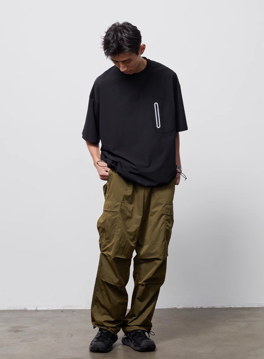 【反射】Pocket T-shirt N181 - NNine