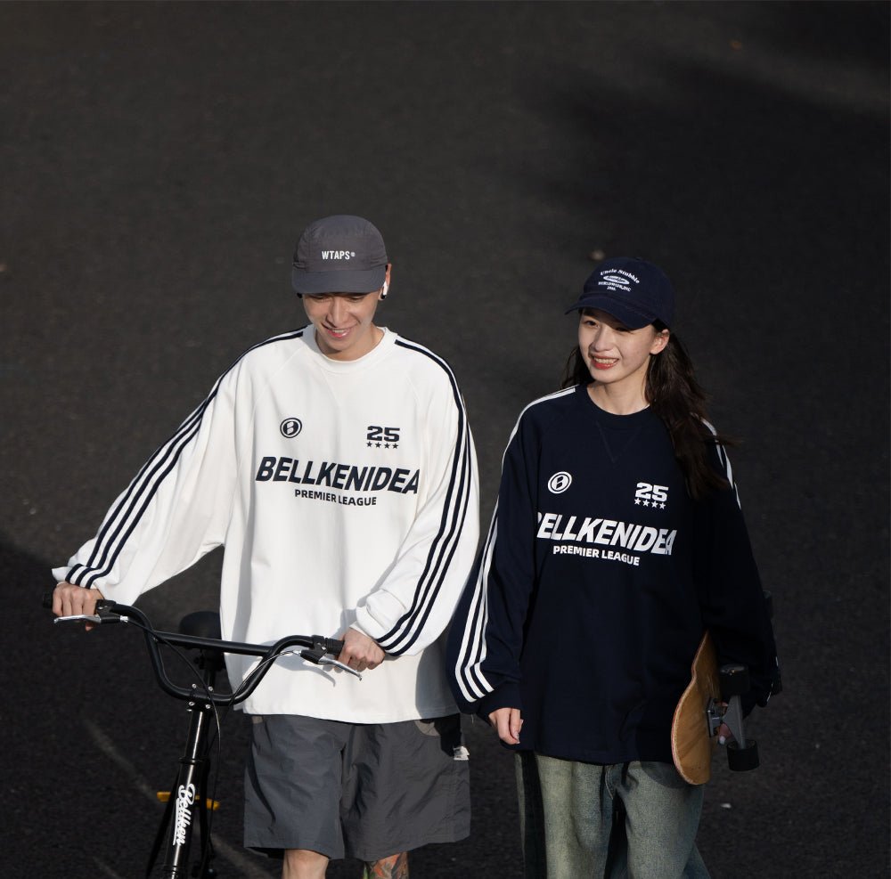 Raglan long-sleeved T-shirt WN279 - NNine