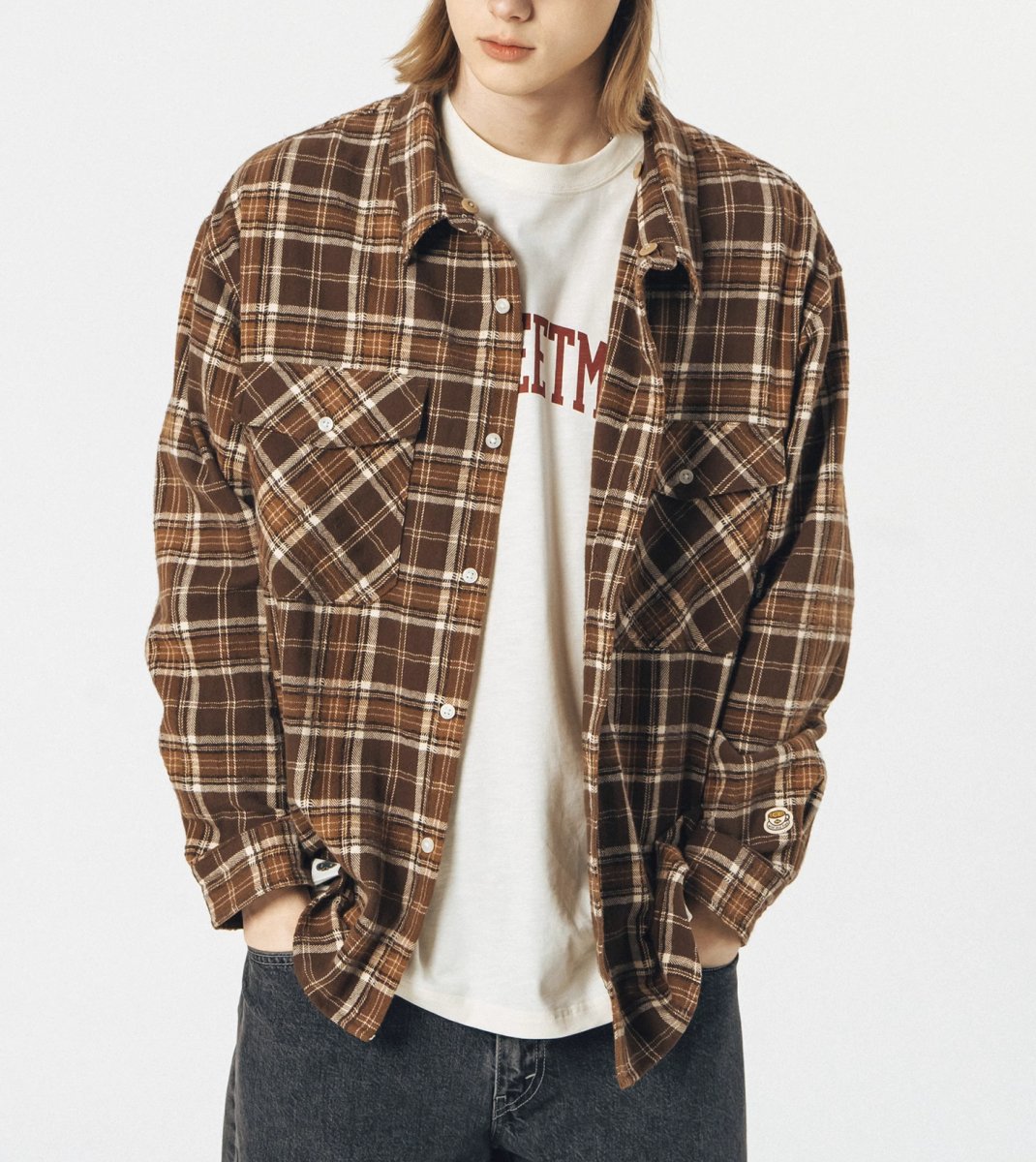 Removablehooded shirt jacket N2975 - NNine