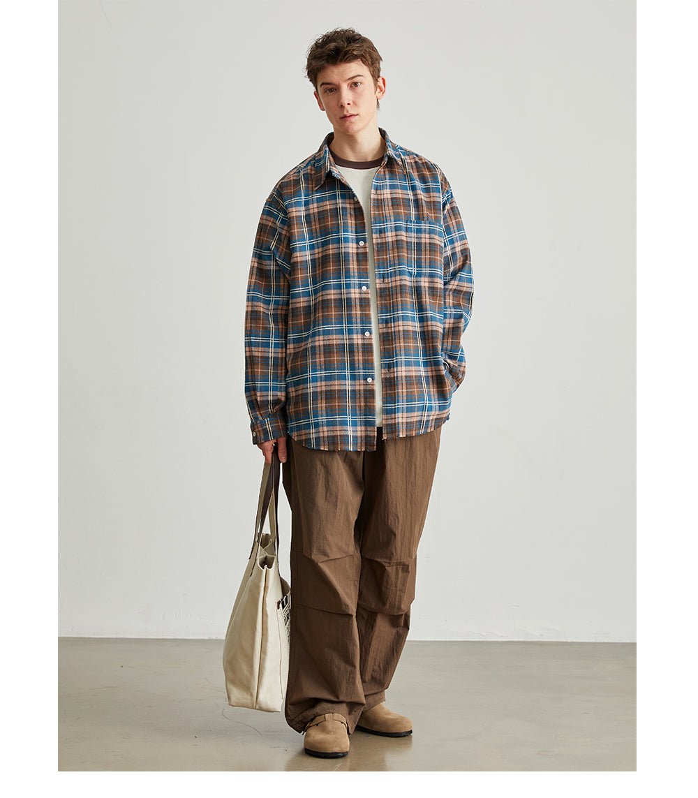 Retro check American shirt N186 - NNine