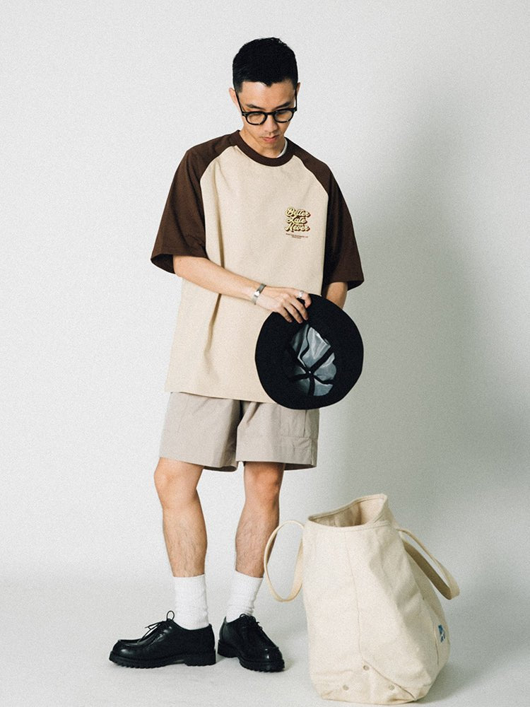 Retro logo raglan sleeve T-shirt N2275 - NNine