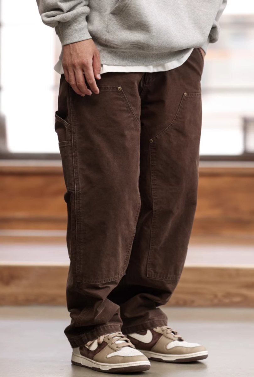 Retro multi pocket straight pants N3226 - NNine