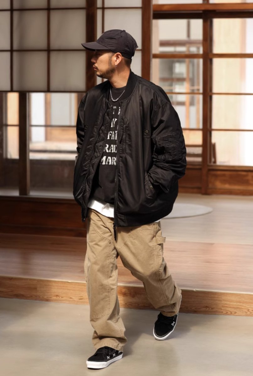 Retro multi pocket straight pants N3226 - NNine