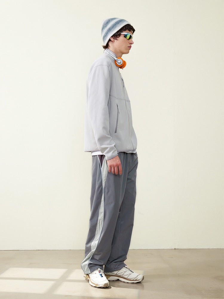 Side bicolor sporty pants N2326 - NNine