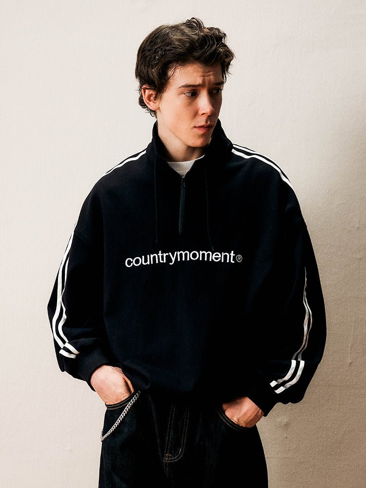 Side line logo half zip N1618 - NNine
