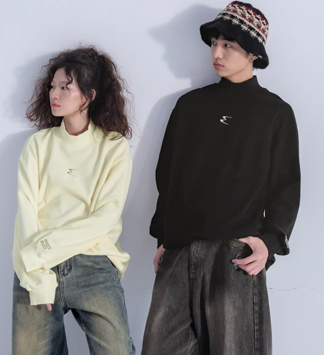 Soft mock neck knit N178 - NNine