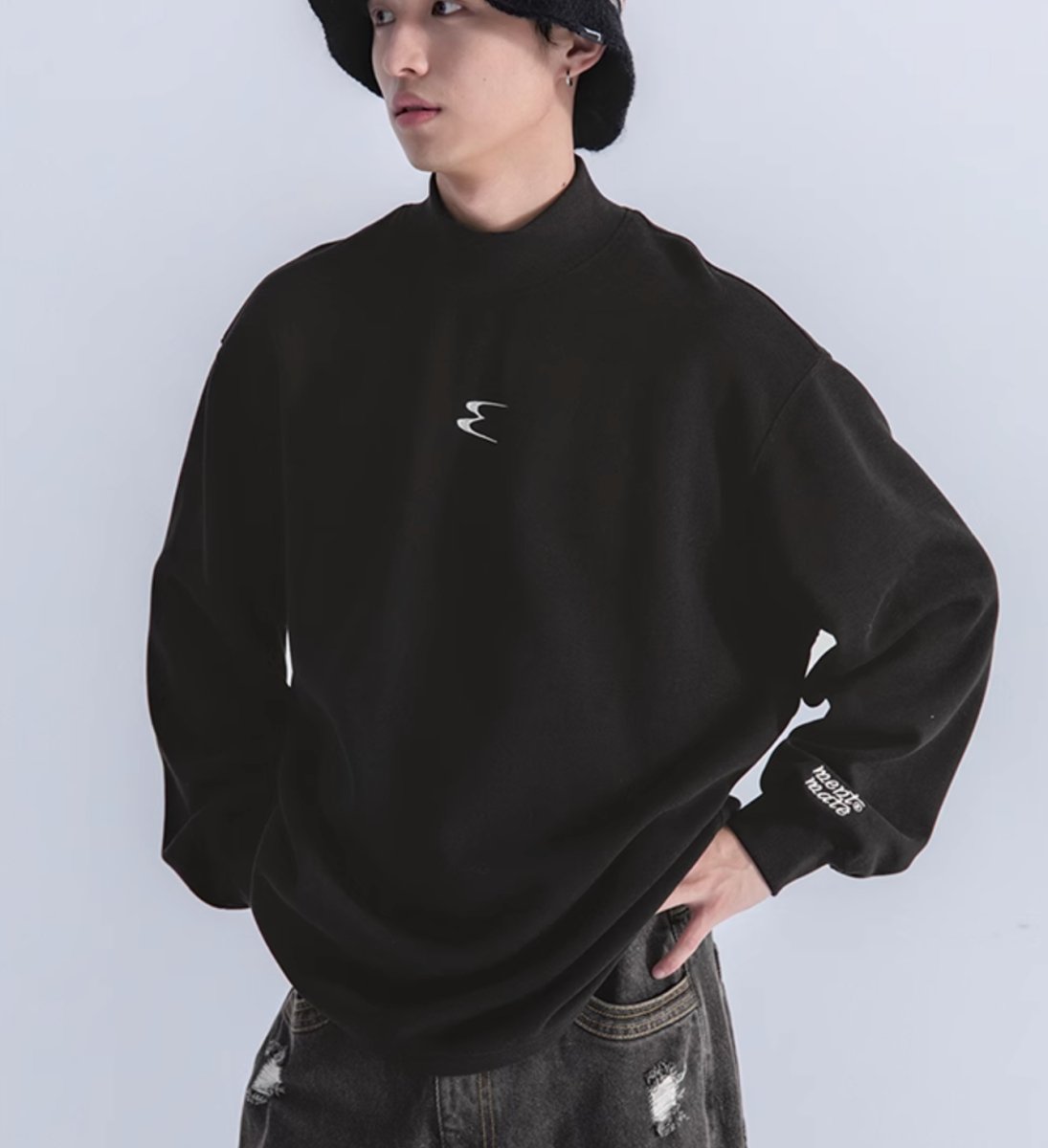 Soft mock neck knit N178 - NNine