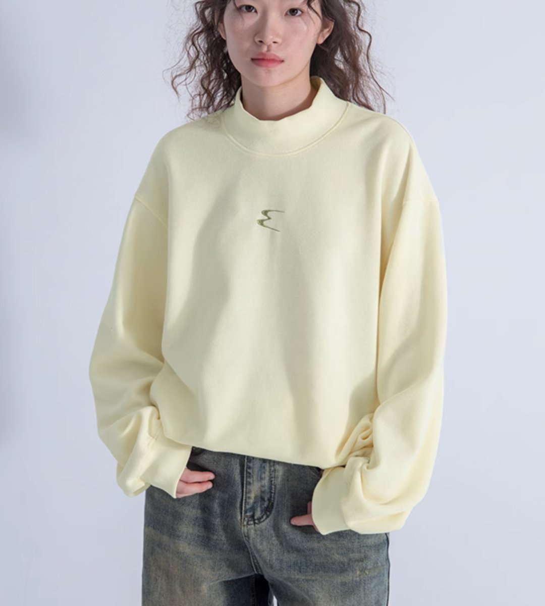 Soft mock neck knit N178 - NNine