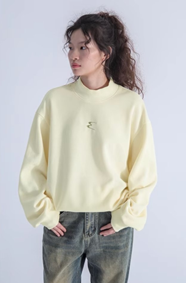 Soft mock neck knit N178 - NNine