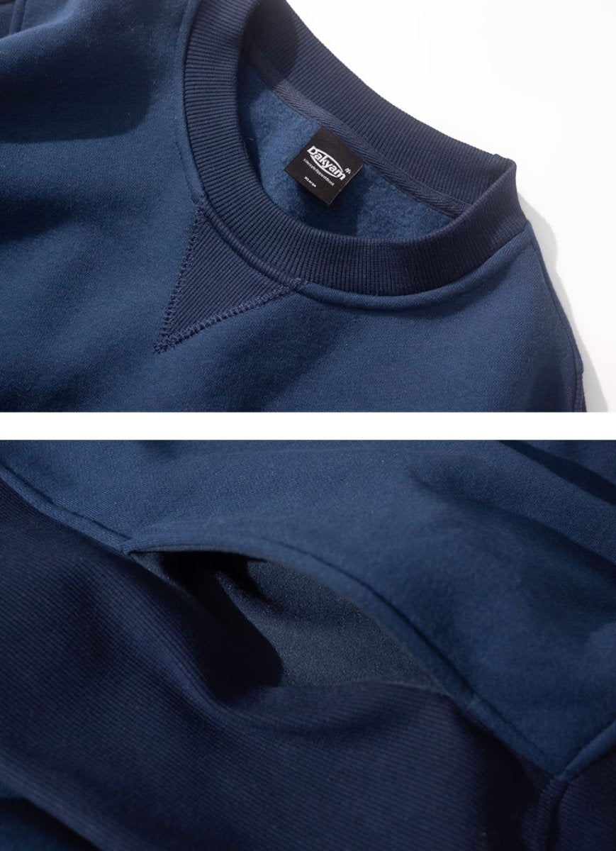 Split Crewneck Sweater N3205 - NNine