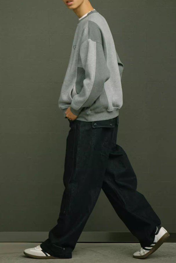 Split Crewneck Sweater N3205 - NNine