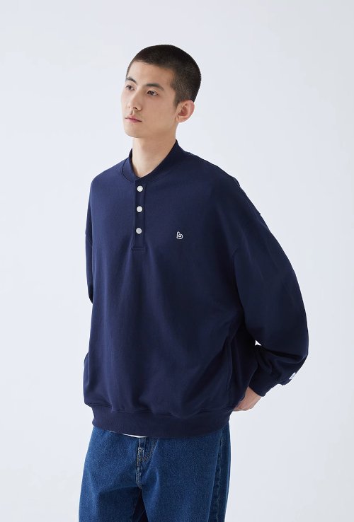 Stand color sweatshirt N58 - NNine