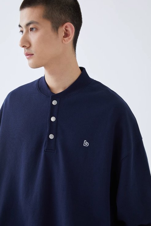 Stand color sweatshirt N58 - NNine