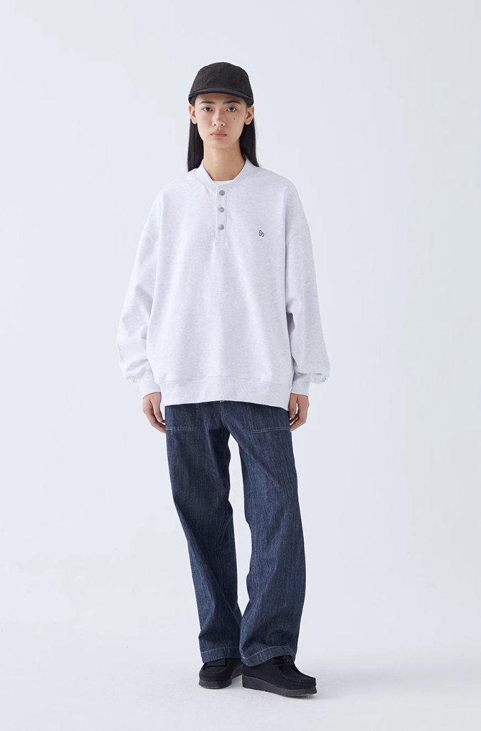 Stand color sweatshirt N58 - NNine