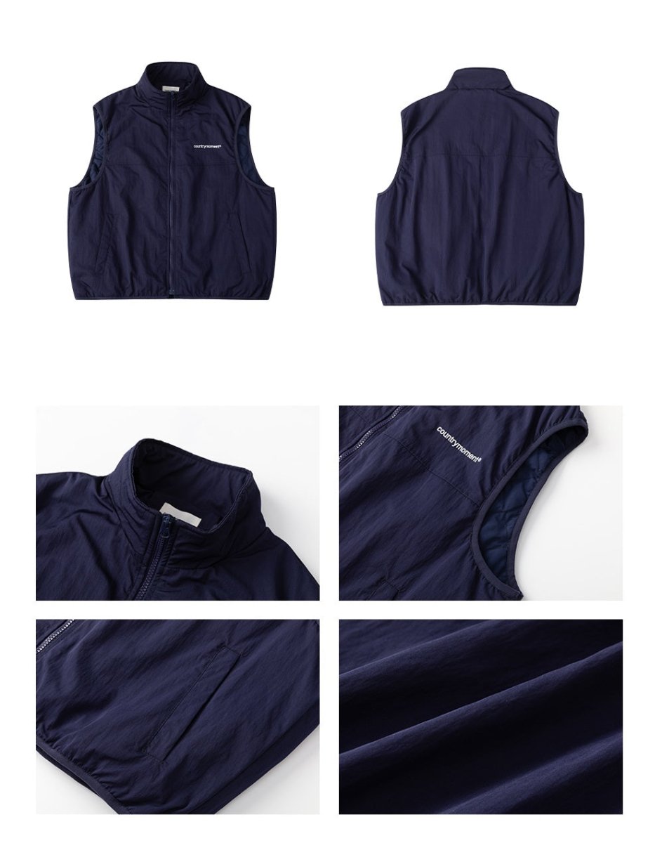 Stand color White duck down 90 % vest N2606 - NNine