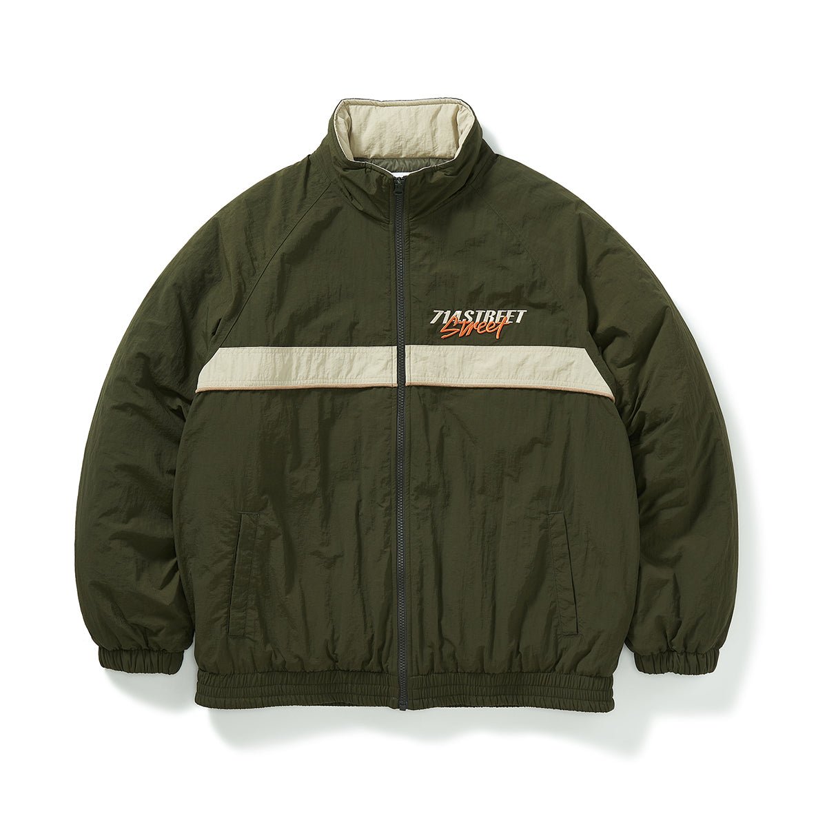 Stand color zip down jacket N2625 – NNine