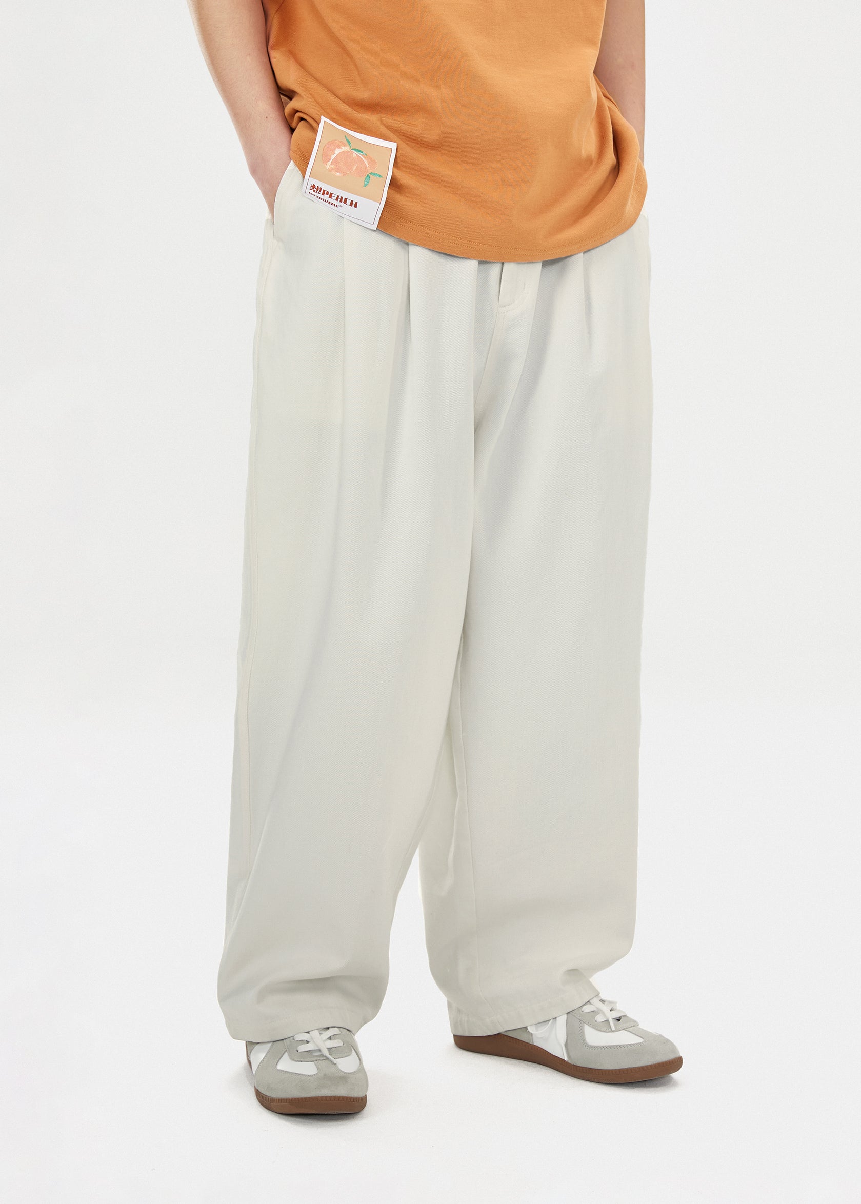 Straight casual cotton pants N1510 - NNine