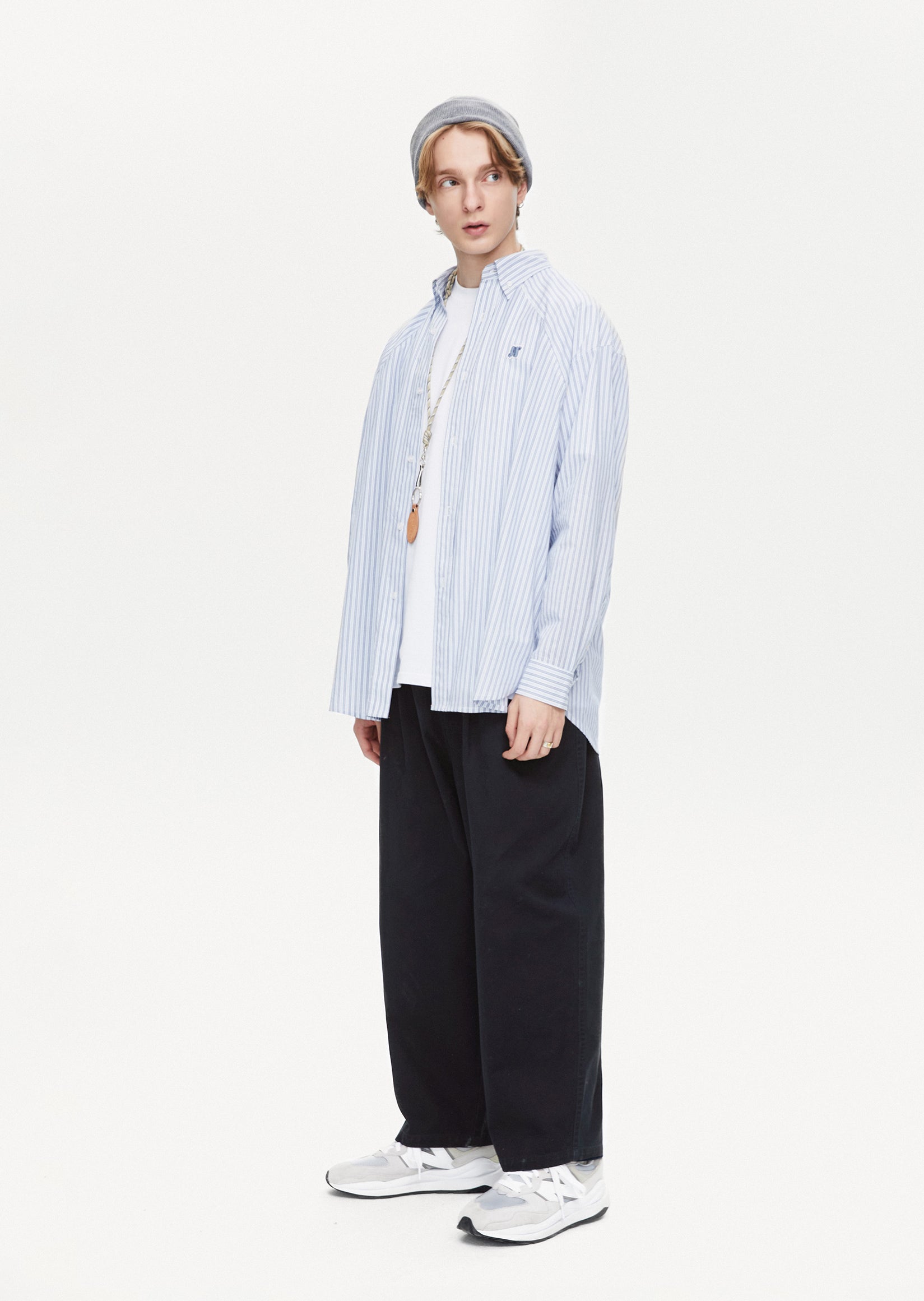Straight casual cotton pants N1510 - NNine