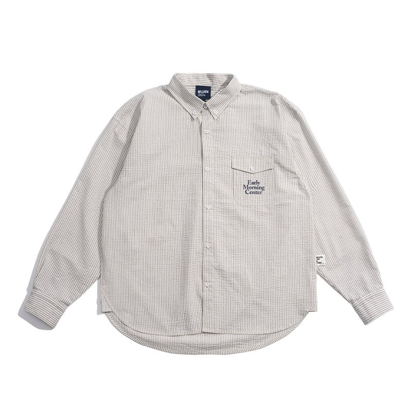 Striped shirt jacket WN278 - NNine