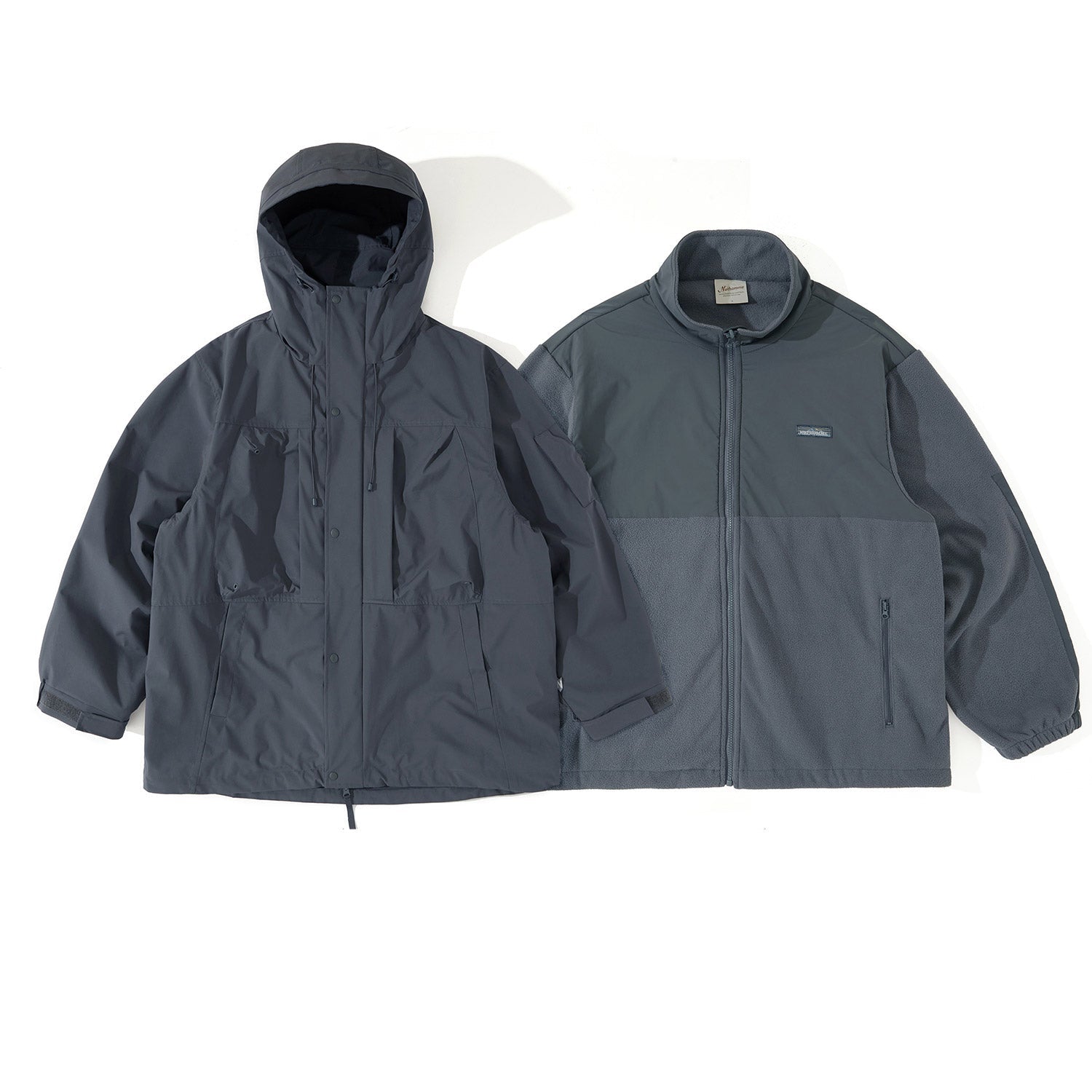 撥水機能・2点セット】TEFLON 2 in 1 Hoodie Wind Breaker N1224 – NNine