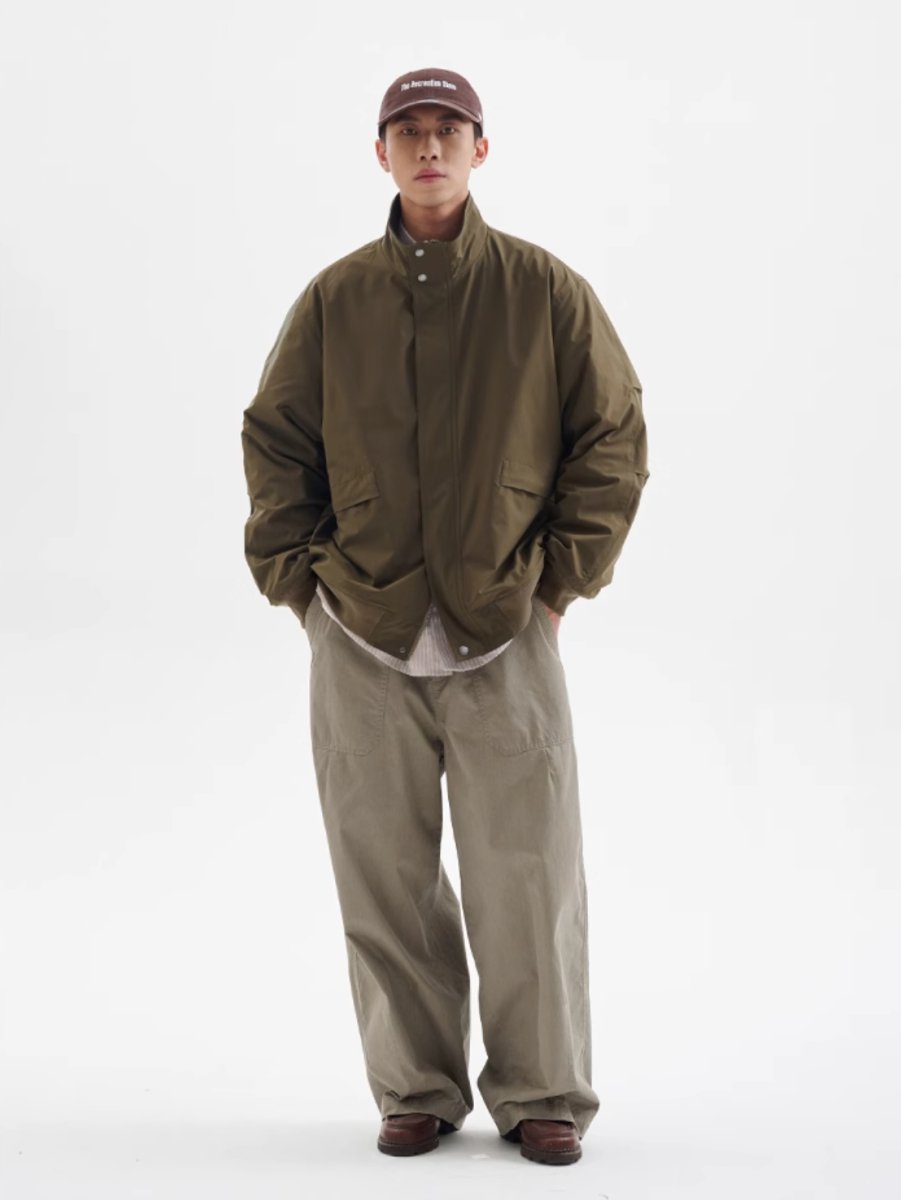 『表面撥水』Teflon Harrington jacket N3224 - NNine