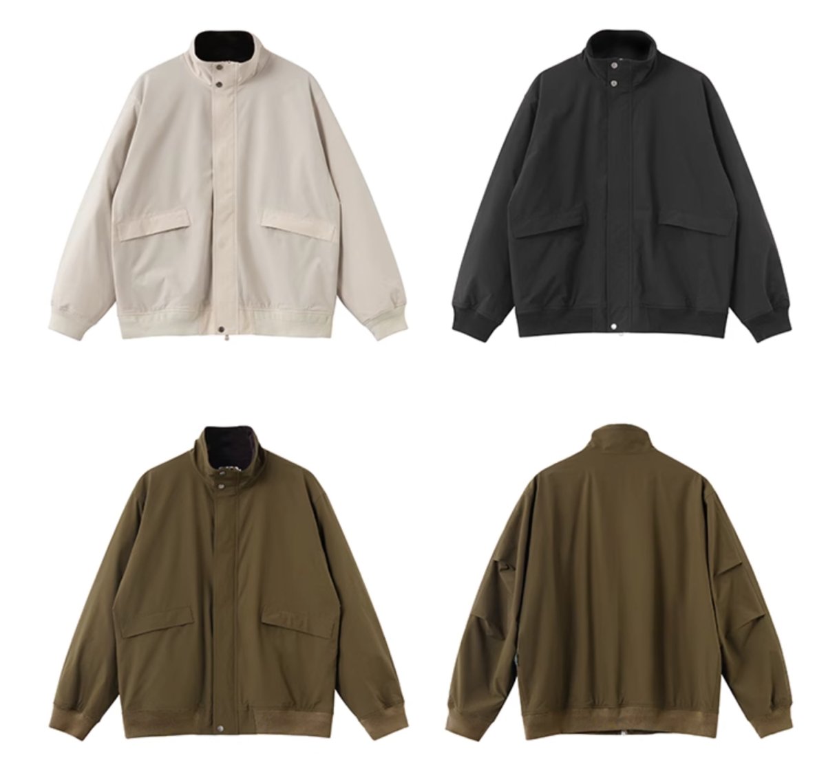 『表面撥水』Teflon Harrington jacket N3224 - NNine
