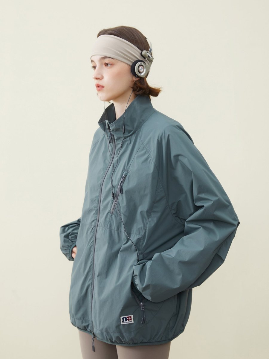 【Teflon・撥水機能】Stand collar outdoor jumper N2334 - NNine