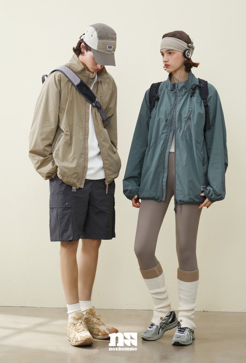【Teflon・撥水機能】Stand collar outdoor jumper N2334 - NNine