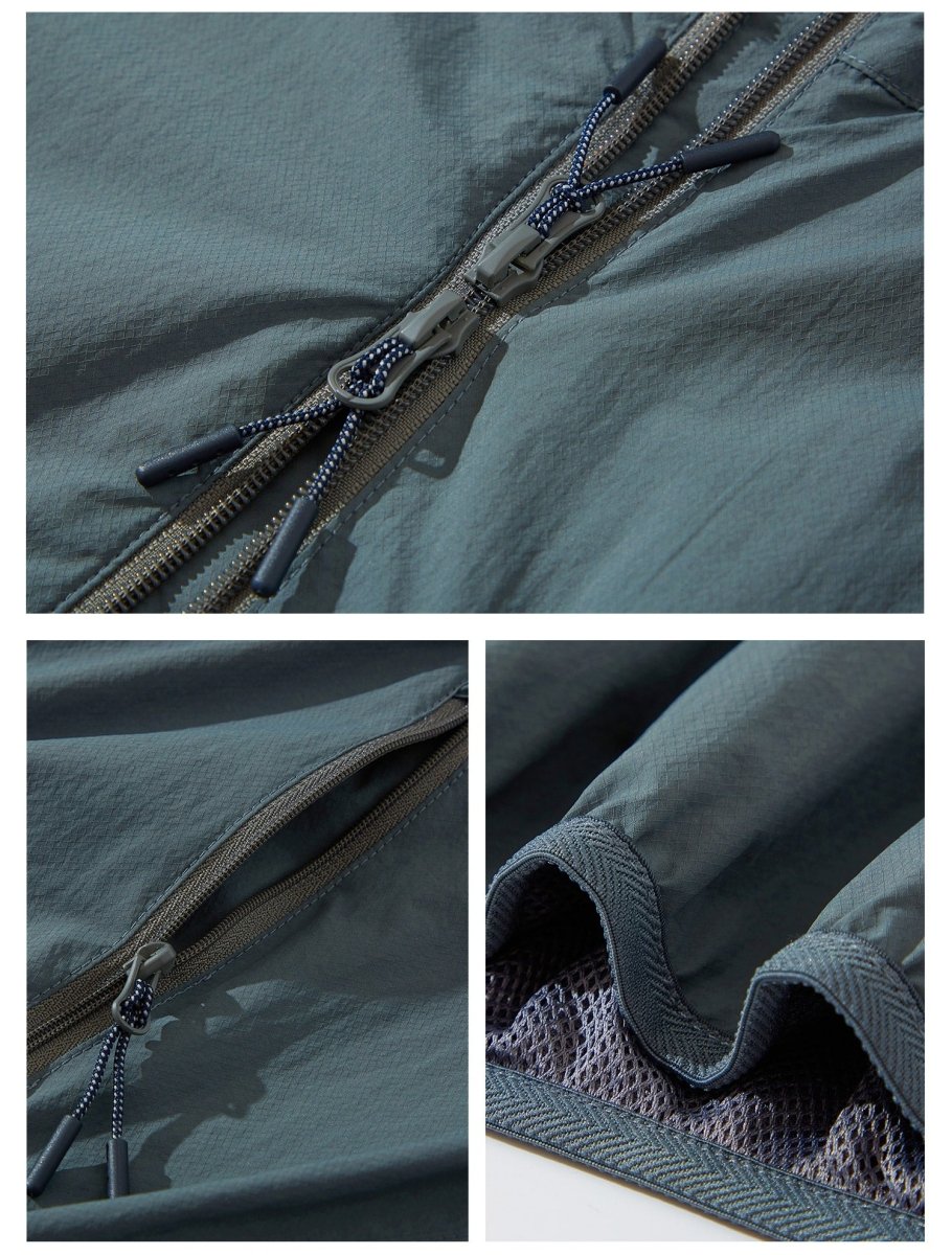 【Teflon・撥水機能】Stand collar outdoor jumper N2334 - NNine