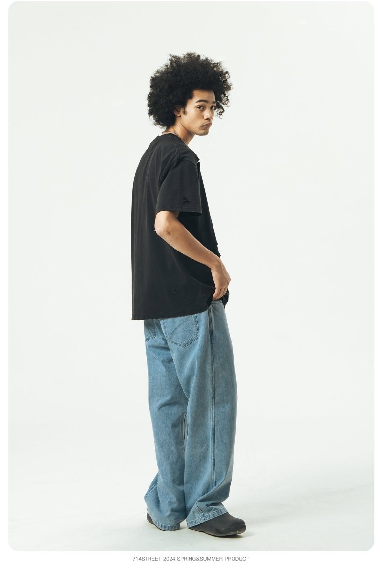 Wash denim pants N3057 - NNine