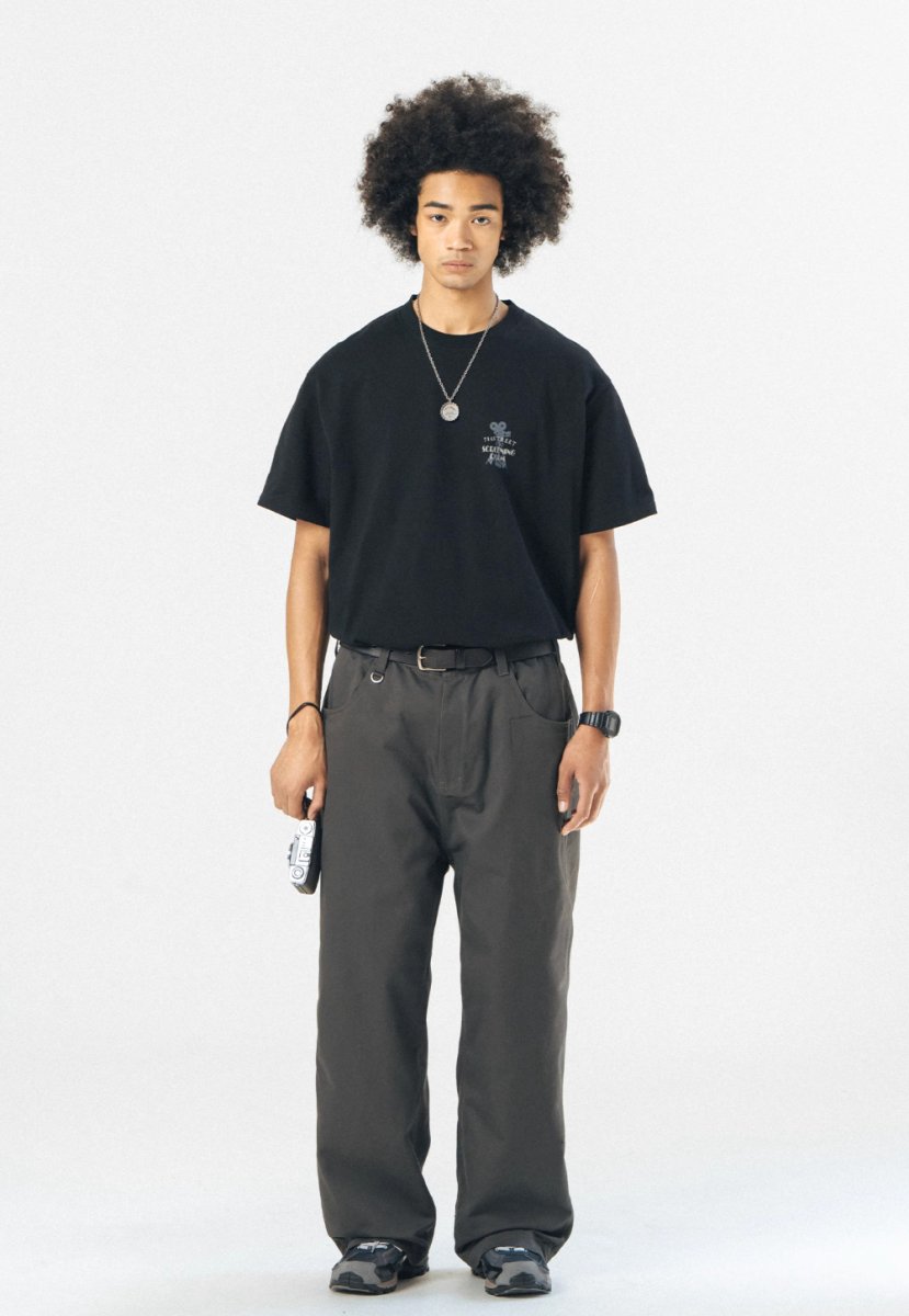 Wide straight pants N153 - NNine