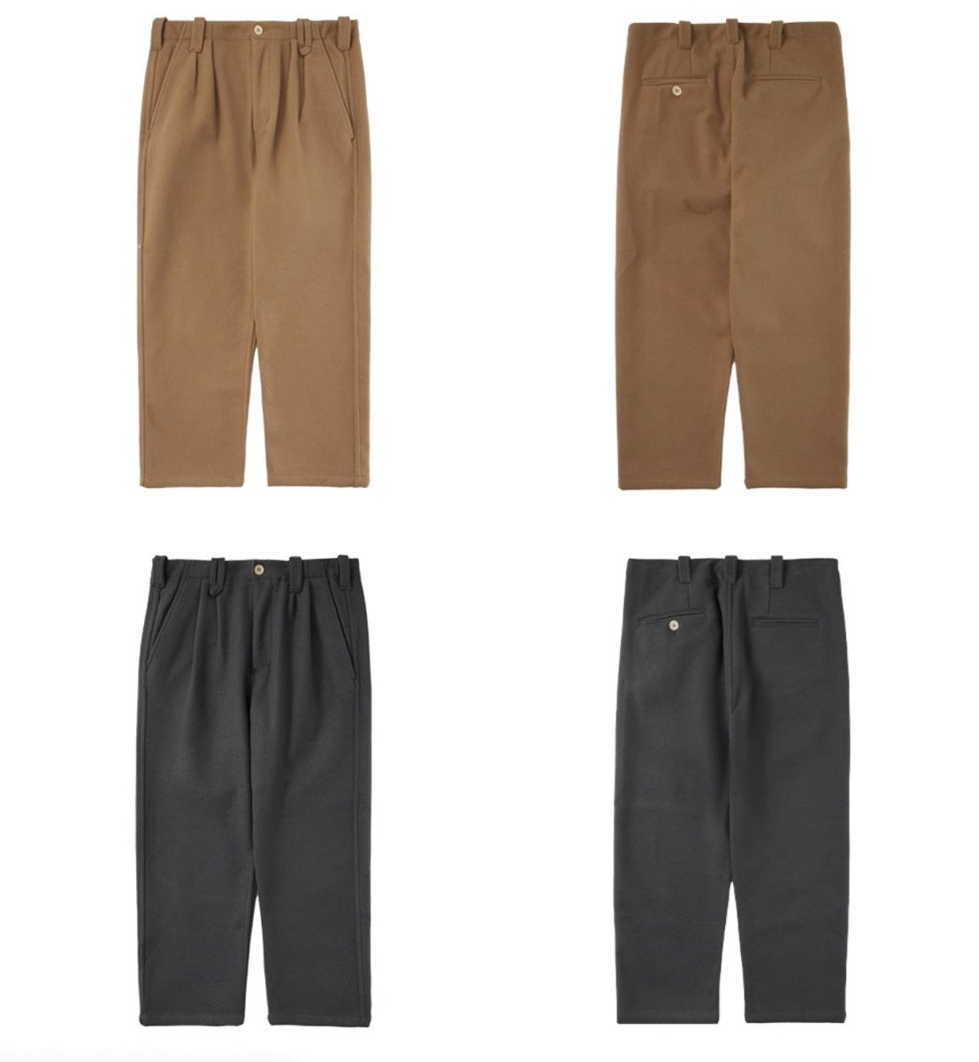Woolly tech style chino pants N3067 - NNine